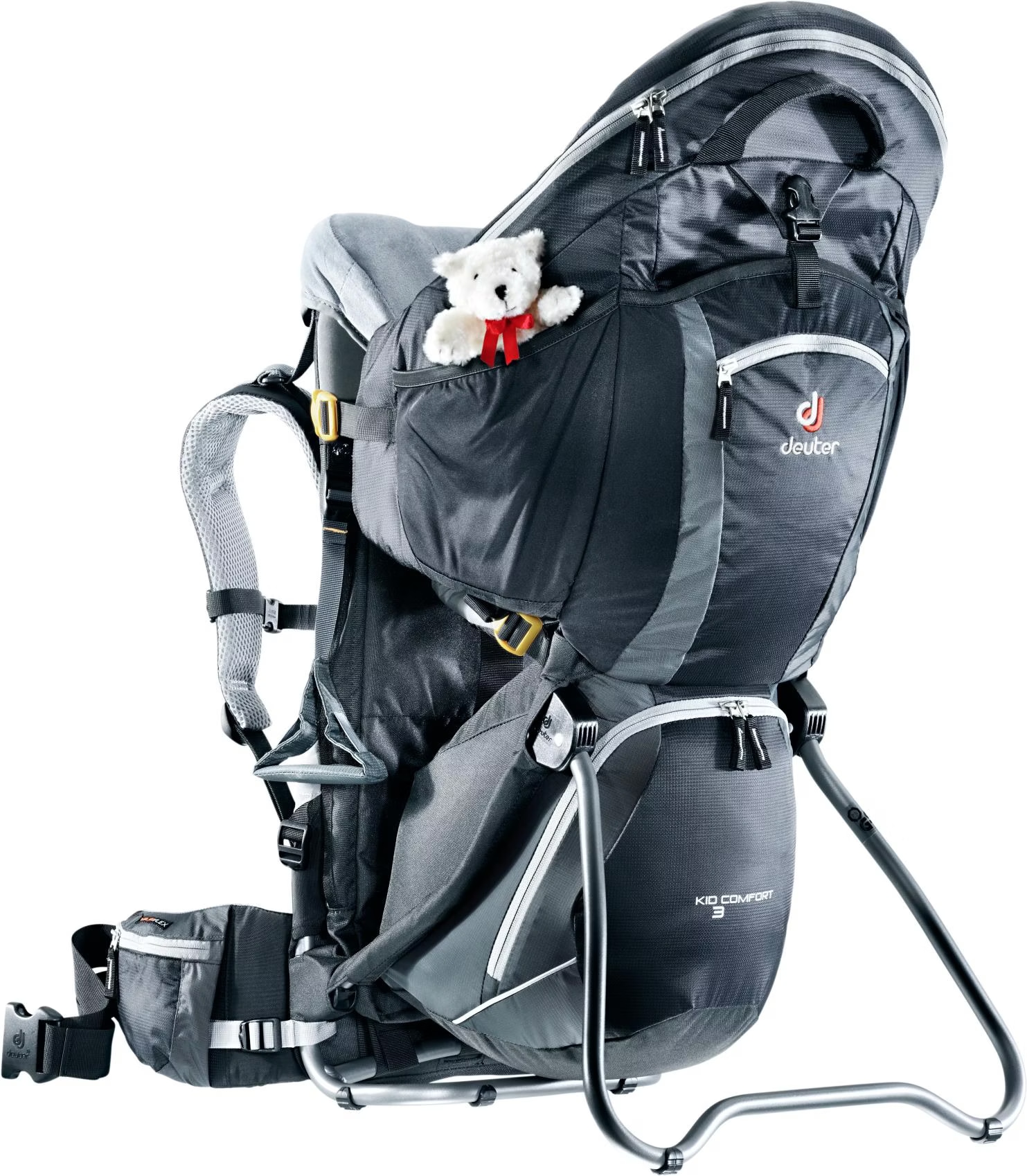 deuter Kid Comfort III ブラック/グレー Deuter Kid Comfort 3 Backpack Child Carrier Hiking Black